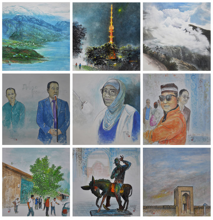 우즈백 여행화 시리즈(남학호) *재판매 및 DB 금지