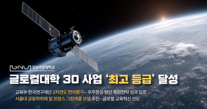 [진주=뉴시스]경상국립대 글로컬대학사업 최고등급 획득.(사진=경상국립대 제공).2025.06.02.photo@newsis.com *재판매 및 DB 금지