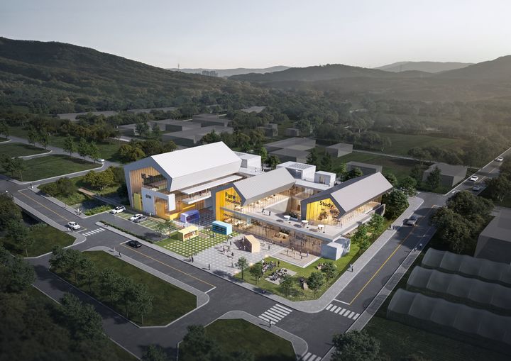 [남원=뉴시스] 남원시가 건립을 추진 중인 동부권 학교복합시설 조감도. *재판매 및 DB 금지