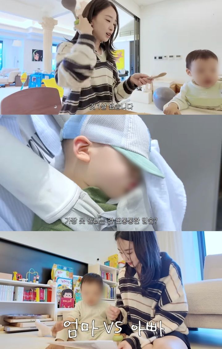 [서울=뉴시스] 전 리듬체조선수 손연재가 아들을 처음으로 공개했다.&nbsp; (사진=유튜브 채널 '손연재 sonyeonjae' 캡처) 2025.06.03. photo@newsis.com *재판매 및 DB 금지