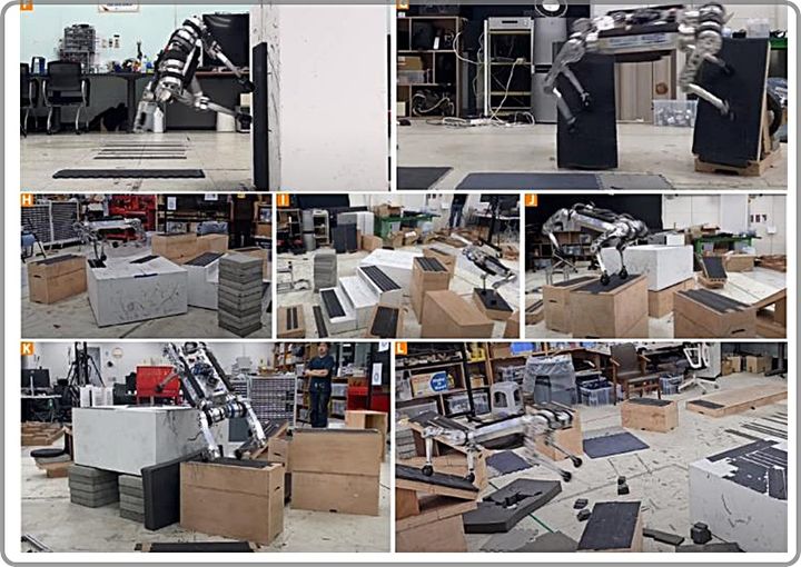 [대전=뉴시스] 한국과학기술원(KAIST·카이스트) 황보제민 교수팀이 불연속적이고 복잡한 지형에서도 고속보행이 가능한 사족 보행로봇 내비게이션 프레임워크를 개발했다. (사진=카이스트 제공) 2025.06.03. photo@newsis.com *재판매 및 DB 금지