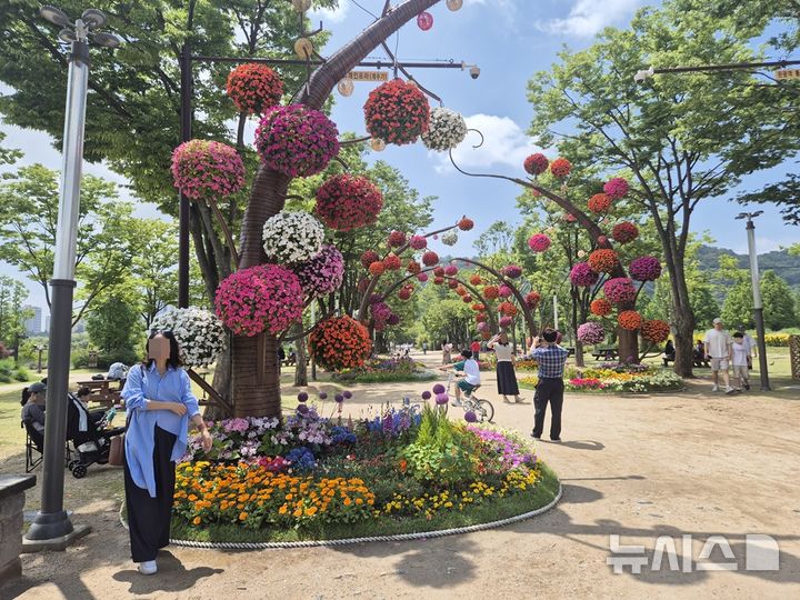 [울산=뉴시스] 울산 태화강국가정원을 찾은 시민들. (사진=뉴시스 DB). photo@newsis.com 