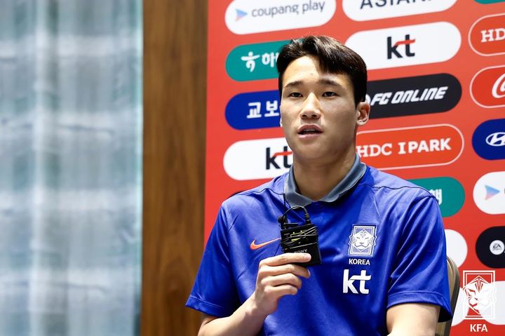 [서울=뉴시스] 축구 국가대표 레프트백 이태석. (사진=대한축구협회 제공) *재판매 및 DB 금지