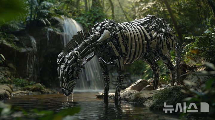 [제주=뉴시스] 제주AI국제필름페스티벌 대상 수상작 '에볼루션' 스틸컷. (사진=제주도 제공) photo@newsis.com