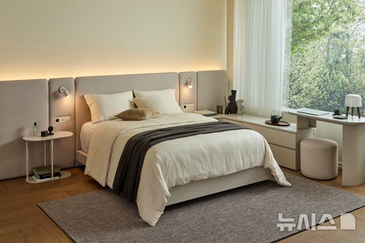 [서울=뉴시스] 한샘 룬소프트 호텔침대. (사진= 한샘 제공)