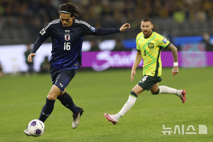 [퍼치=AP/뉴시스]일본 대표 수비수 마치다, 독일 호펜하임 입단 2025.06.05.