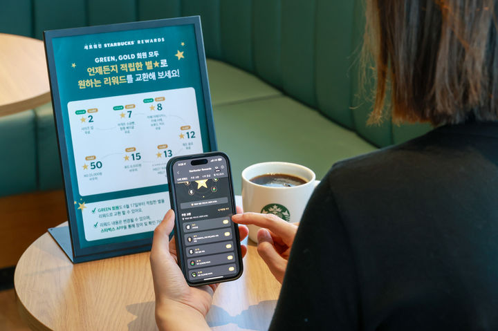 "머그컵·케이크도 교환 가능"…스타벅스, 별 적립 리워드 개편 