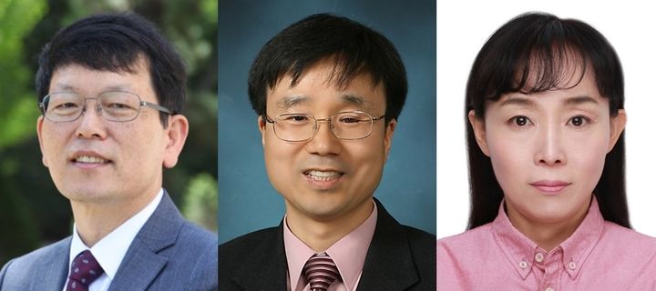 신학과 송창호 교수(왼쪽 첫 번째), 환경디자인원예학과 김경남 교수(왼쪽 두 번째), 장애학생지원센터 김연진 과장. (사진=삼육대 제공) *재판매 및 DB 금지