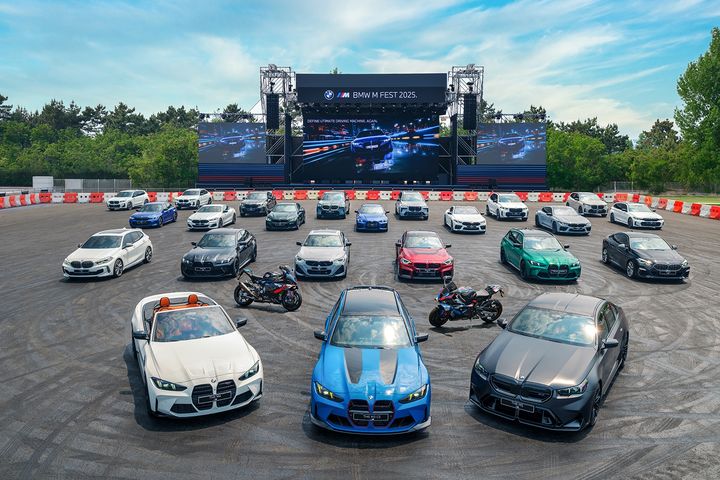 [서울=뉴시스] BMW M 페스트(FEST) 2025에 전시된 M 모델들. (사진=BMW코리아) 2025.06.05 photo@newsis.com *재판매 및 DB 금지 *재판매 및 DB 금지