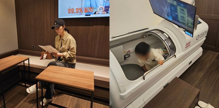 [서울=뉴시스] 배우 한가인(왼쪽)이 아들을 공개했다. (사진=한가인 인스타그램 캡처) 2025.06.05. photo@newsis.com *재판매 및 DB 금지