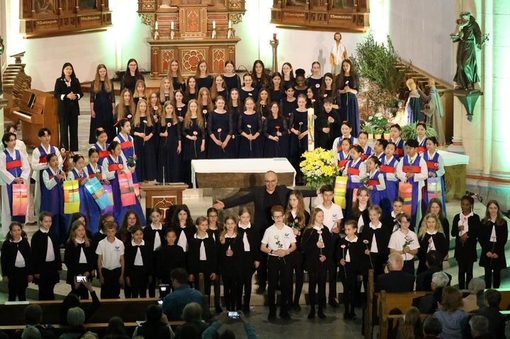 [진주=뉴시스]진주 고운빛소리합창단이 독일 도르트문트에서 한독 합창단과 함께 공연하는 모습.(사진=진주시 제공).2025.06.05.photo@newsis.com *재판매 및 DB 금지
