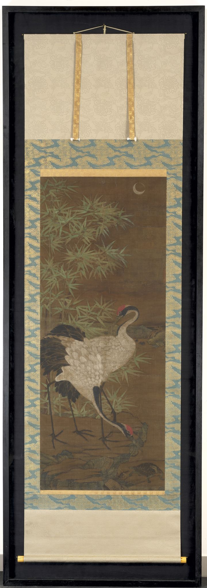 [서울=뉴시스] '십장생도', 조선 16세기 후반, 비단에 먹과 색, 기메박물관 ©GrandPalaisRmn(MNAAG, Paris)/GNC media, Seoul, 2025 (사진=국립중앙박물관 제공) 2025.06.09. photo@newsis.com *재판매 및 DB 금지