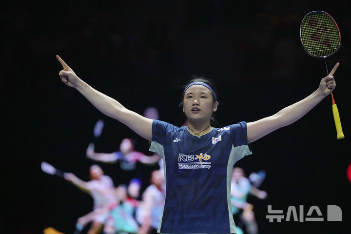 [자카르타=AP/뉴시스] 한국 배드민턴 안세영. 2025.06.07.