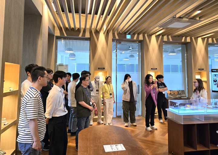 [구미=뉴시스] 기술창업교육 견학. (사진=금오공대 제공) 2025.06.08 photo@newsis.com *재판매 및 DB 금지