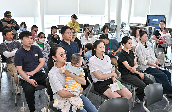 정선군보건소가 운영하는 2025년 ‘엄마랑 아가랑 구강건강교실’.(사진=정선군 제공) *재판매 및 DB 금지