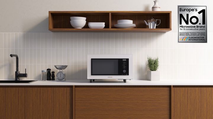 [서울=뉴시스]10년 연속 유럽 전자레인지 시장 점유율 1위를 기록한 '삼성전자 전자레인지'. (사진 = 업체 제공) 2025.06.09. photo@newsis.com&nbsp; *재판매 및 DB 금지