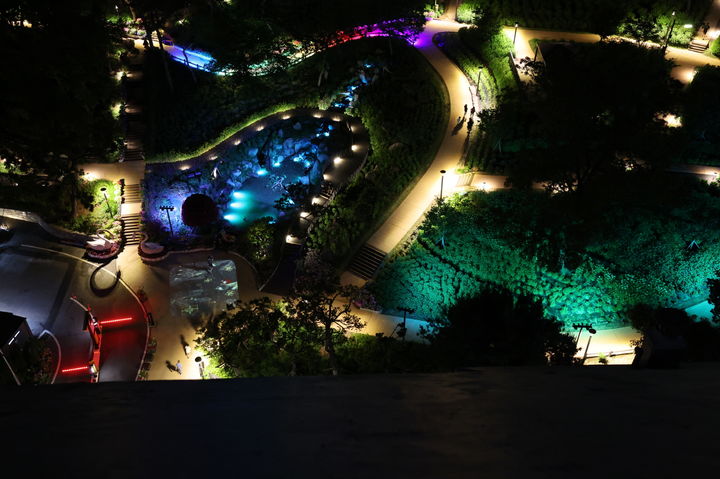 [서울=뉴시스]&nbsp; 2025년 초안산 수국동산 야간경관 전경. 2025.06.09. (사진=노원구 제공) *재판매 및 DB 금지