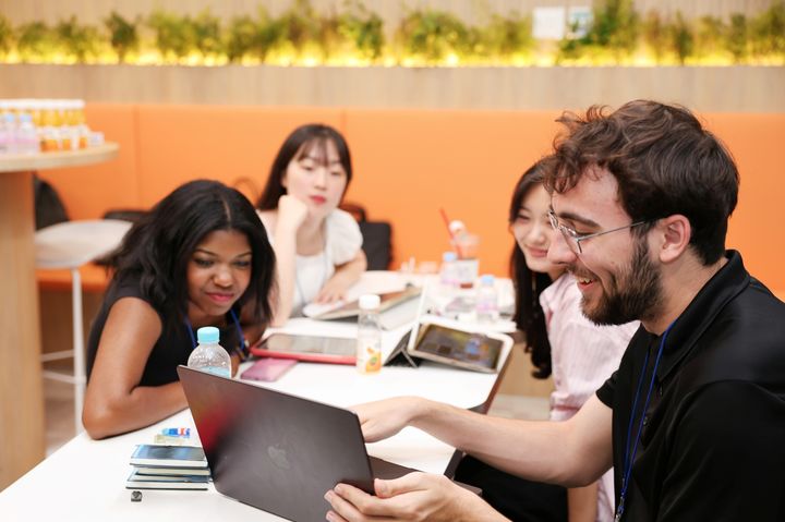 광운대 HUSS사업단 학생과 미국 볼 주립대학교 학생이 'Global Sustainability Through Media and Campaign' 프로그램에 참여하고 있다. (사진=광운대 제공) *재판매 및 DB 금지