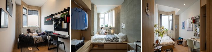 [서울=뉴시스] 에피소드 신촌 캠퍼스 전용 공간 개인실 스튜디오 타입, 커뮤니티 타입, 컴팩트 타입. (사진=SK디앤디 제공) 2025.06.09. photo@newsis.com *재판매 및 DB 금지