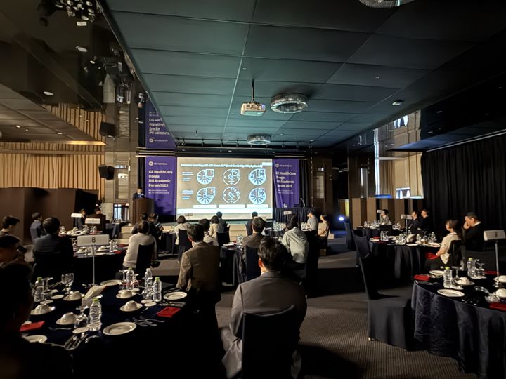 [서울=뉴시스] GE헬스케어는 최근 대구에서 5년 이상의 임상 경험을 보유한 영상의학 전문의들이 참석한 가운데 ‘2025 MR 아카데믹 포럼’을 개최했다고 9일 밝혔다. (사진=GE헬스케어 제공) 2025.06.09. photo@newsis.com *재판매 및 DB 금지