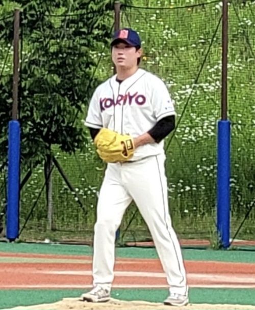 [서울=뉴시스] 프로야구 KIA 타이거즈와 육성선수 계약을 맺은 김경묵. (사진 = 화성시 코리요 독립야구단 제공) *재판매 및 DB 금지