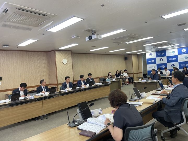 9일 군산시청 상황실에서 '2025년 규제발굴보고회'가 열리고 있다. (사진=군산시 제공) *재판매 및 DB 금지