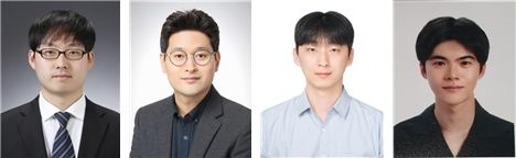 (왼쪽부터) 정인환 교수, 장재영 교수, 김혁준 박사, 김상범 박사과정생. (사진=한양대 제공) *재판매 및 DB 금지