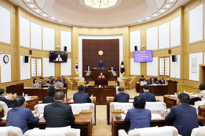 경산시의회, 제263회 정례회 개회 (사진=경산시의회 제공) *재판매 및 DB 금지