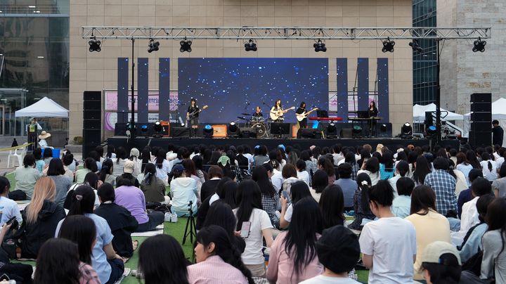 '코드 그린 성신의 이름으로' 축제가 성신여대 운정그린캠퍼스에서 열렸다. (사진=성신여대 제공) *재판매 및 DB 금지