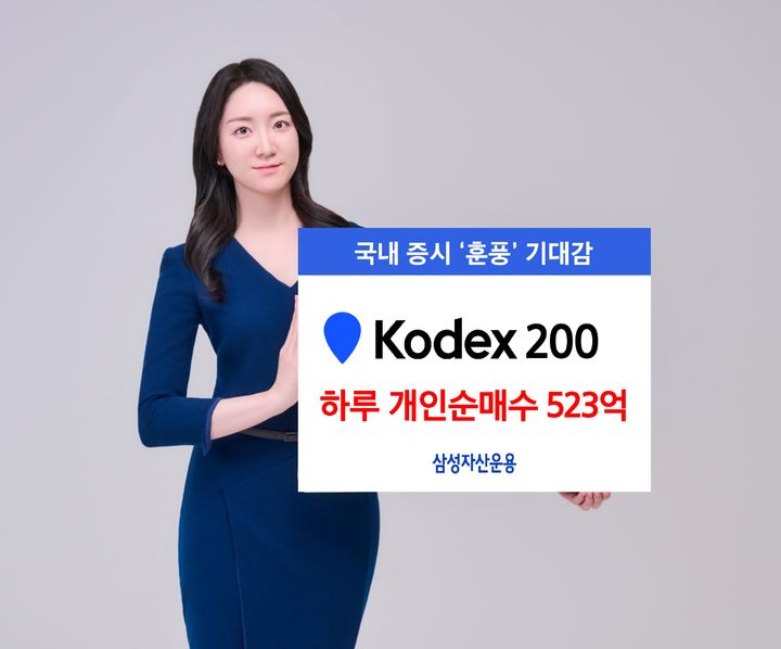 "증시 훈풍 기대"…'KODEX 200' 하루에만 개인 순매수 500억 몰려