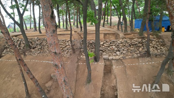 [오산=뉴시스] .오산 독산성서 정조시대 축성된 내성 모습 (사진=오산시 제공) 2025.06.10.photo@newsis.com 