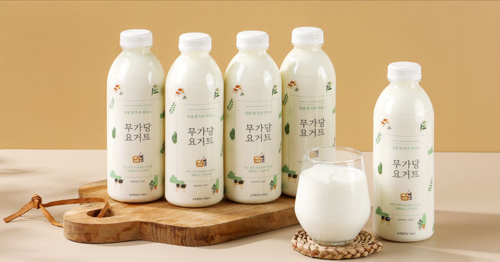 [임실=뉴시스] 임실군이 관내 유치원 및 초·중·고 36개소에 학교급식으로 공급량을 늘릴 계획인 무가당 요거트. *재판매 및 DB 금지