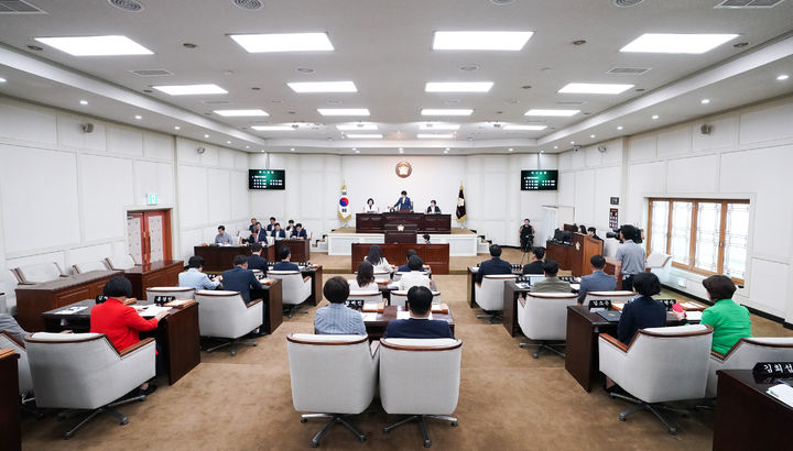 [대구=뉴시스] 대구시 수성구의회는 15일간의 일정으로 제270회 제1차 정례회를 개회했다. (사진 = 대구시 수성구의회 제공) 2025.06.10. photo@newsis.com *재판매 및 DB 금지