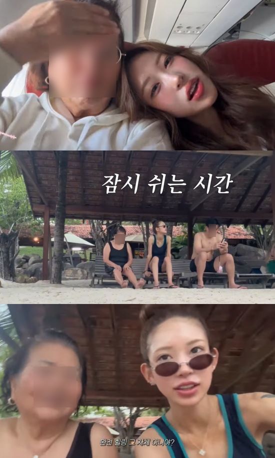 [서울=뉴시스] 지난 10일 유튜브 채널 '준희'에는 '어버이날 할머니랑 베트남에서 먹기만 하는 브이로그'라는 제목의 영상이 올라왔다. (사진=유튜브 채널 '준희' 캡처) 2025.06.11. photo@newsis.com  *재판매 및 DB 금지