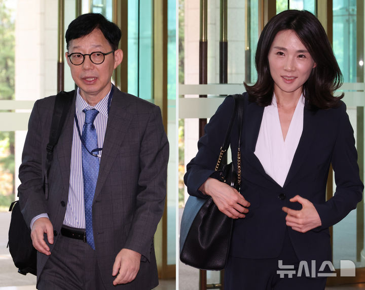 [서울=뉴시스] 김명원 기자 = 박윤주 외교부 1차관과 김진아 외교부 2차관 자료사진. 2025.06.11. kmx1105@newsis.com