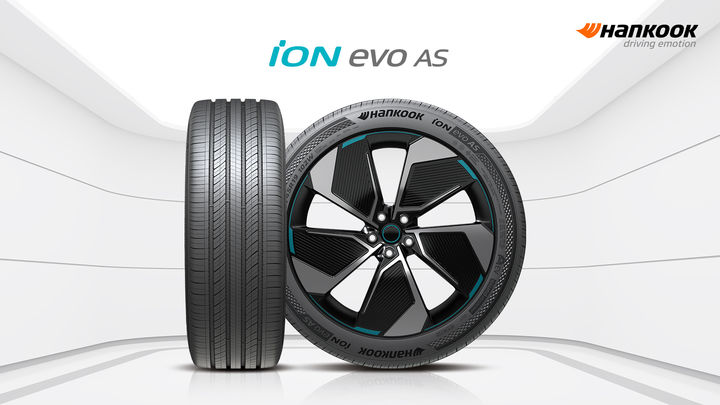 [서울=뉴시스] 한국타이어의 전기차 전용 제품인 '아이온 에보 AS'. (사진=한국타이어 제공) 2025.06.12 photo@newsis.com *재판매 및 DB 금지