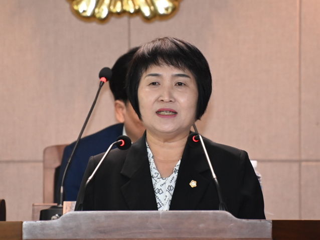 [대전=뉴시스] 더불어민주당 박효서(나선거구) 대전 대덕구의원이 12일 제287회 제1차 정례회 제3차 본회의 구정질문에서 지역화폐 '대덕 e로움' 부활을 주장하고 있다. (사진=대덕구의회 제공) 2025.06.12. photo@newsis.com *재판매 및 DB 금지