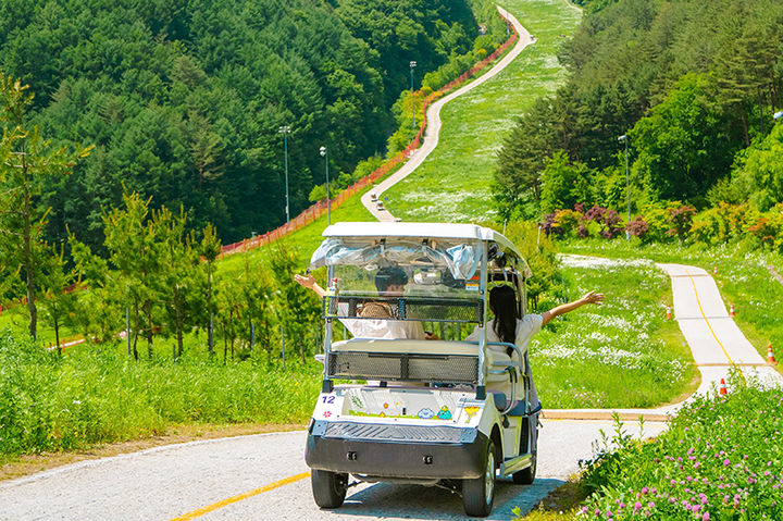 하이원리조트 카트투어 모습.(사진=강원랜드 제공) *재판매 및 DB 금지