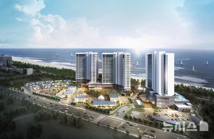 [서울=뉴시스] 신라모노그램 강릉 조감도. (자료= 호텔신라 제공) photo@newsis.com