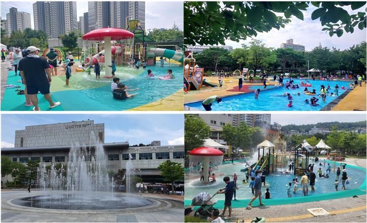 [구리=뉴시스] 14일부터 가동되는 구리시 물놀이시설들. (사진=구리시 제공) 2025.06.12. photo@newsis.com *재판매 및 DB 금지