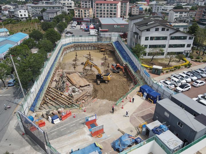 [함양=뉴시스] 함양누이센터 공사현장 (사진=함양군 제공) 2025. 06. 12. photo@newsis.com *재판매 및 DB 금지
