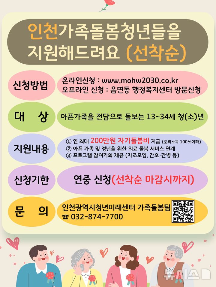 [인천소식]'취약층 지원' 지역주도형 돌봄서비스 추진 등