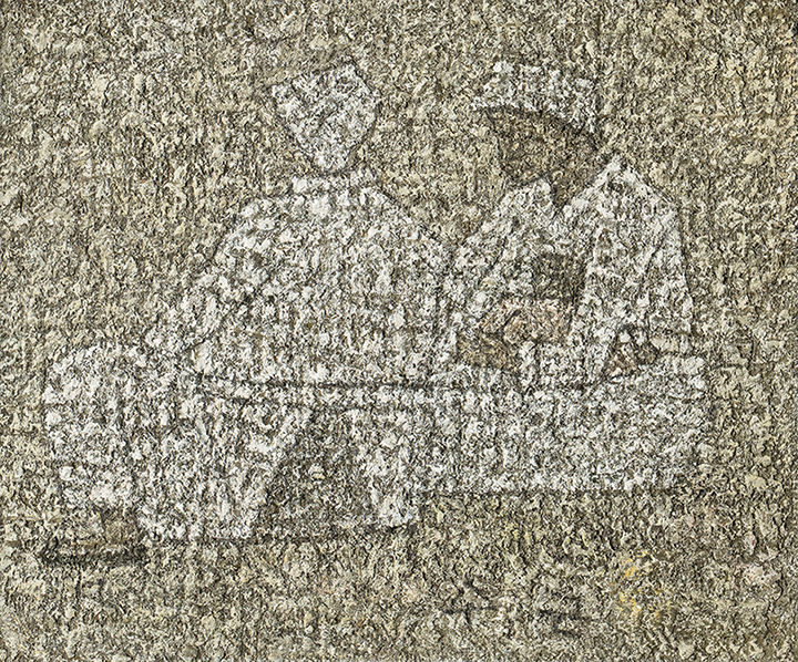 박수근, 노상, 20.5×24.8cm, 1964. 시작가 7억 원. *재판매 및 DB 금지