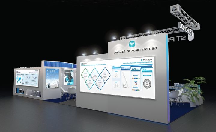 [서울=뉴시스] 동아에스티·에스티팜·에스티젠바이오 바이오USA 부스 이미지 (사진=동아쏘시오그룹 제공) 2025.06.13. photo@newsis.com&nbsp;&nbsp; *재판매 및 DB 금지