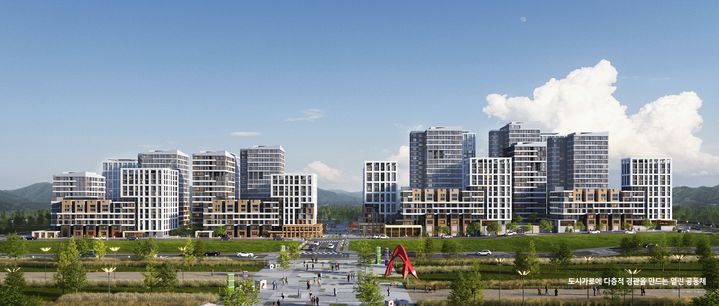 [수원=뉴시스] 단지 조감도. (사진=GH 제공) 2025.06.13. photo@newsis.com *재판매 및 DB 금지