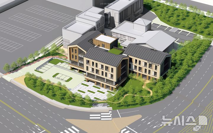 [전주=뉴시스]윤난슬 기자 = 전북 전주시는 최근 '전주시 공립치매전담형 종합요양시설 건립사업' 설계공모 심사위원회를 열고 ㈜길종합건축사사무소이엔지의 공모안을 최종 당선작으로 선정했다고 13일 밝혔다. 조감도 모습. (사진=전주시 제공) photo@newsis.com