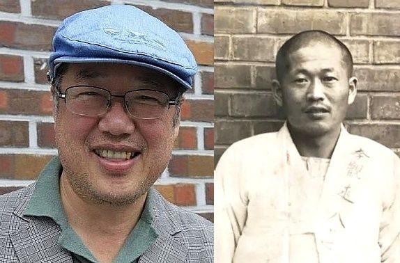 [울산=뉴시스] 황광우 작가와 이관술. 2025.06.13. photo@newsis.com *재판매 및 DB 금지