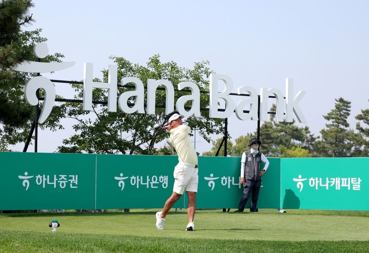 [서울=뉴시스]은퇴를 선언한 한국프로골프(KPGA) '악어' 맹동섭이 플레이 중이다. (사진=한국프로골프협회 제공) 2025.06.13. photo@newsis.com *재판매 및 DB 금지