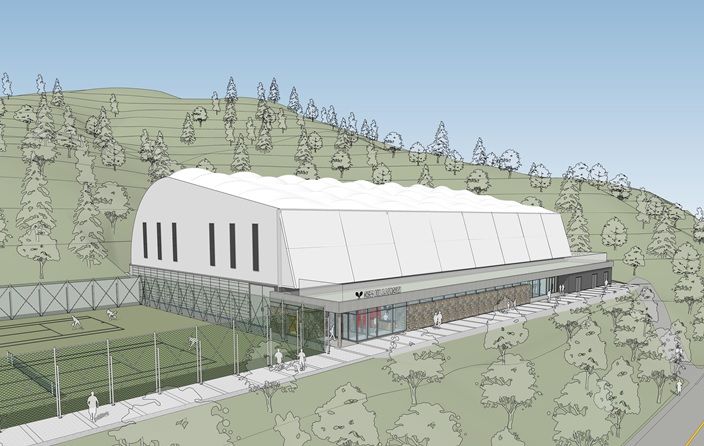 [울산=뉴시스] 울산 울주군은 군민의 생활체육 환경 개선을 위한 ‘삼남 실내테니스장 조성사업’을 본격 추진한다고 13일 밝혔다. 사진은 조감도 (사진= 울주군 제공) 2025.06.13.photo@newsis.com *재판매 및 DB 금지