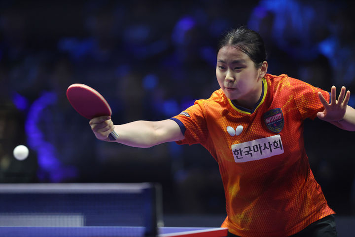 [서울=뉴시스] 두나무 프로탁구리그 여자 단식 우승을 차지한 이다은. (사진 = 한국탁구프로연맹 제공) *재판매 및 DB 금지